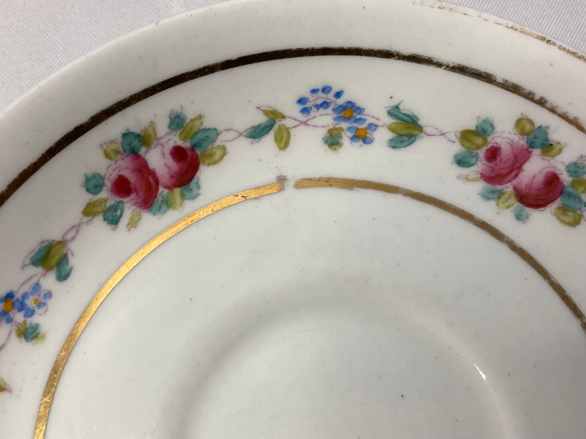 Anciennes tasses à thé porcelaine anglaise Regent China début XXème