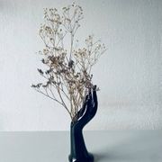 Handmade ceramic vase and jewelry holder