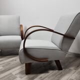 Armchairs by Jindřich Halabala, set of 2