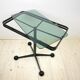Large black Italian coffee table by Allegri Arredamenti, 1970s.