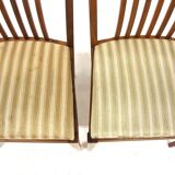 Set de 10 chaises scandinave en noyer, Suède, 1960