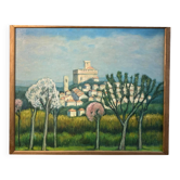 Pollet (a), provençal hst village hauts de cagne signed 20th century