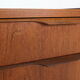 Scandinavian modern teak chest of drawers, small cabinet 1960 denmark