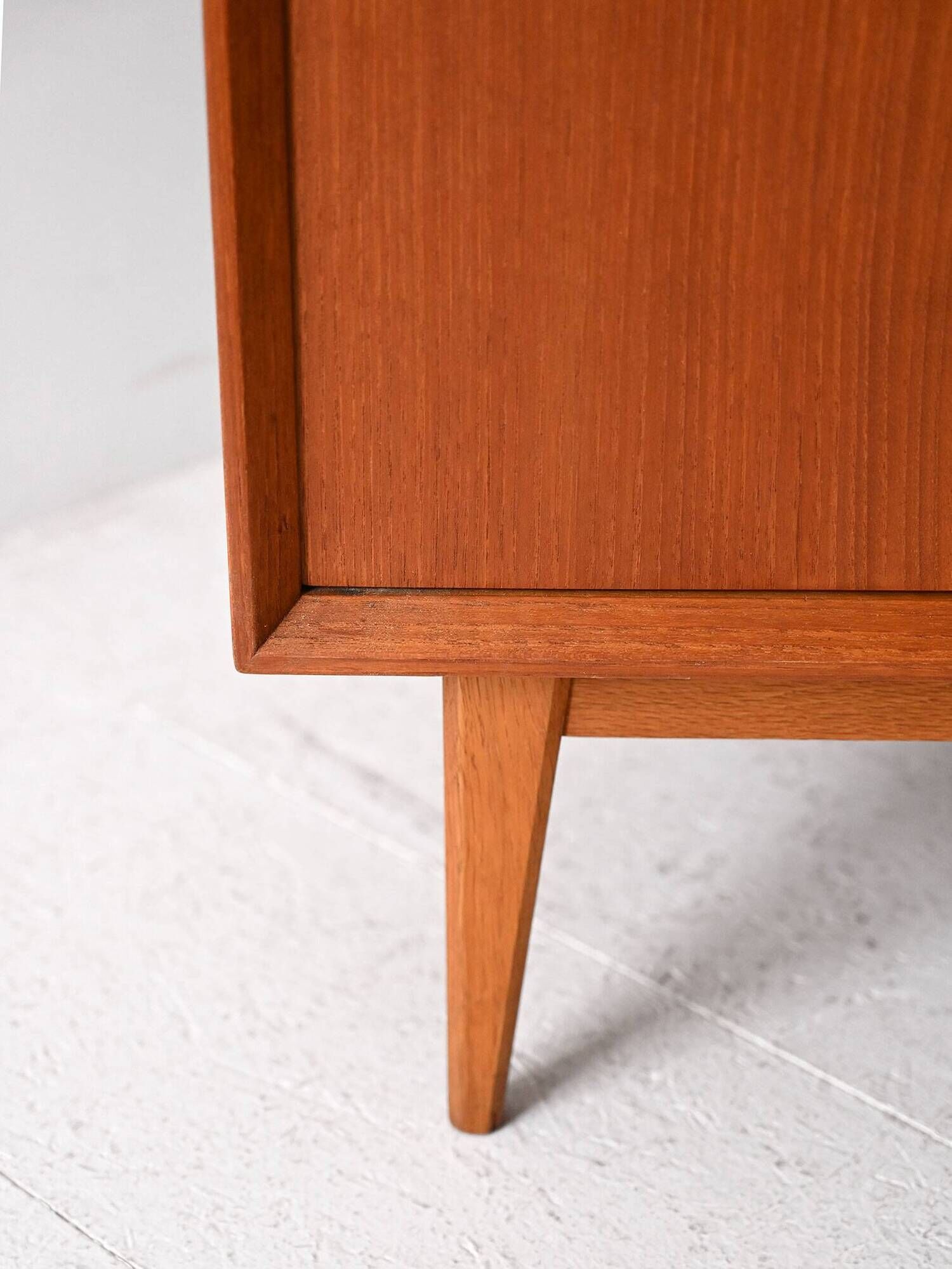 1960s Scandinavian teak bookcase with storage cabinet