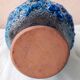 Blue ceramic jug