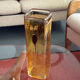 Orange square vase from the 70s.
