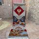 Tapis Kilim contemporain - Taznakht Kilim runner - coureur- Tapis coureur unique - Tapis Berbère