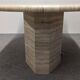 Table de salle à manger XL en travertin, Italie vers 1970