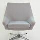 Modernist shell armchairs from the 1970s.