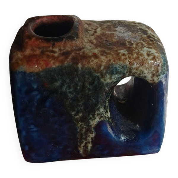 Petit vase moderniste / Fat Lava ''1441/8'' West Germany (Années 60-70)