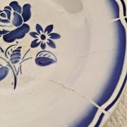 Ancienne Assiette Creuse Badonviller Vintage