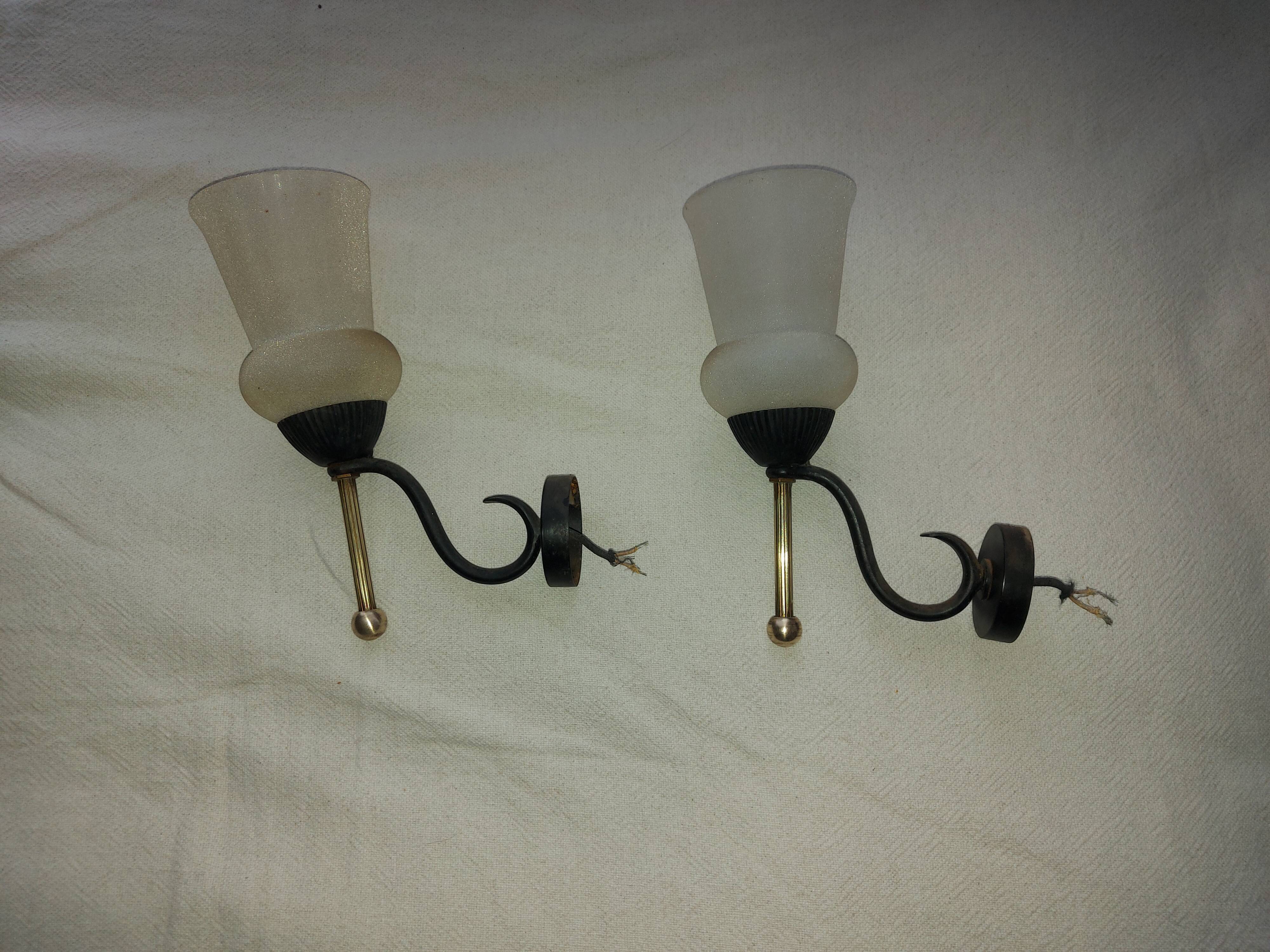 Pair of vintage sconces