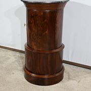 Rare Somno with two doors in Burl Mahogany, Empire period – Early 19th century
