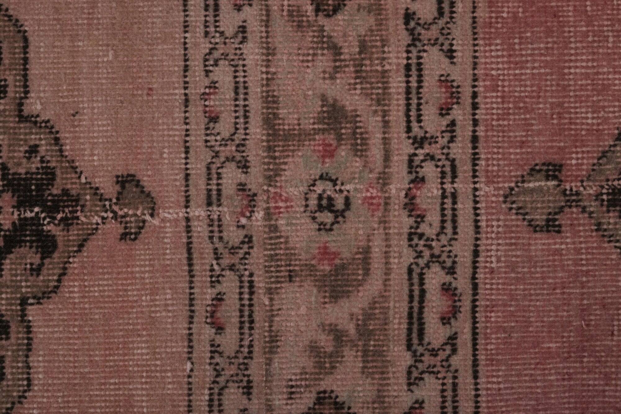 Vintage Turkish hallway rug 86x755 cm