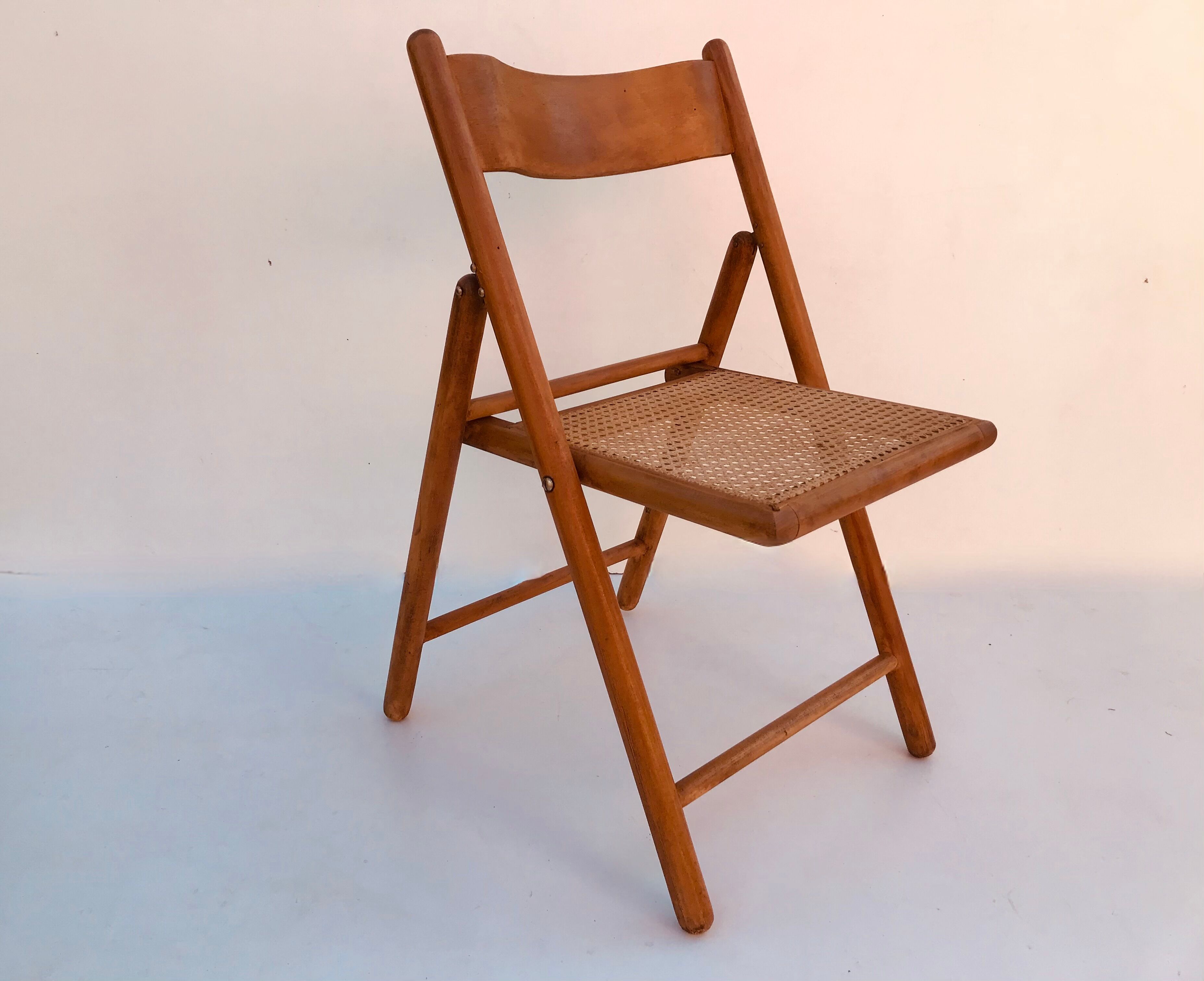 Suite of 4 folding chairs cannes