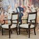 Paire de fauteuils époque Empire en acajou, datant du début du XIXᵉ siècle