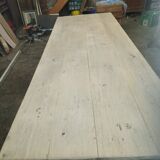 Ensemble table et bancs bois et fonte