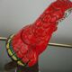 Glazed ceramic parakeet signed Maillard