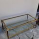 Jansen style brass designer coffee table - 1970s