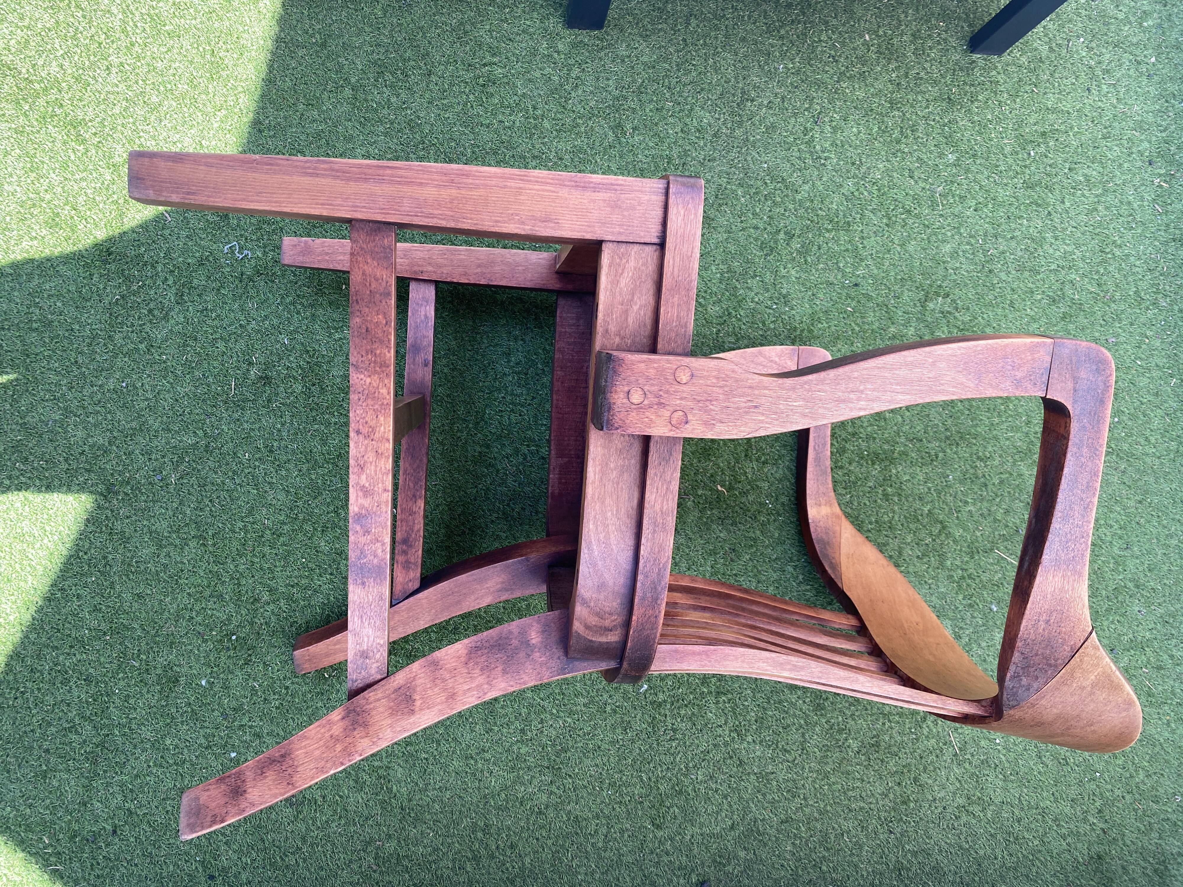 Exotic wood armchair