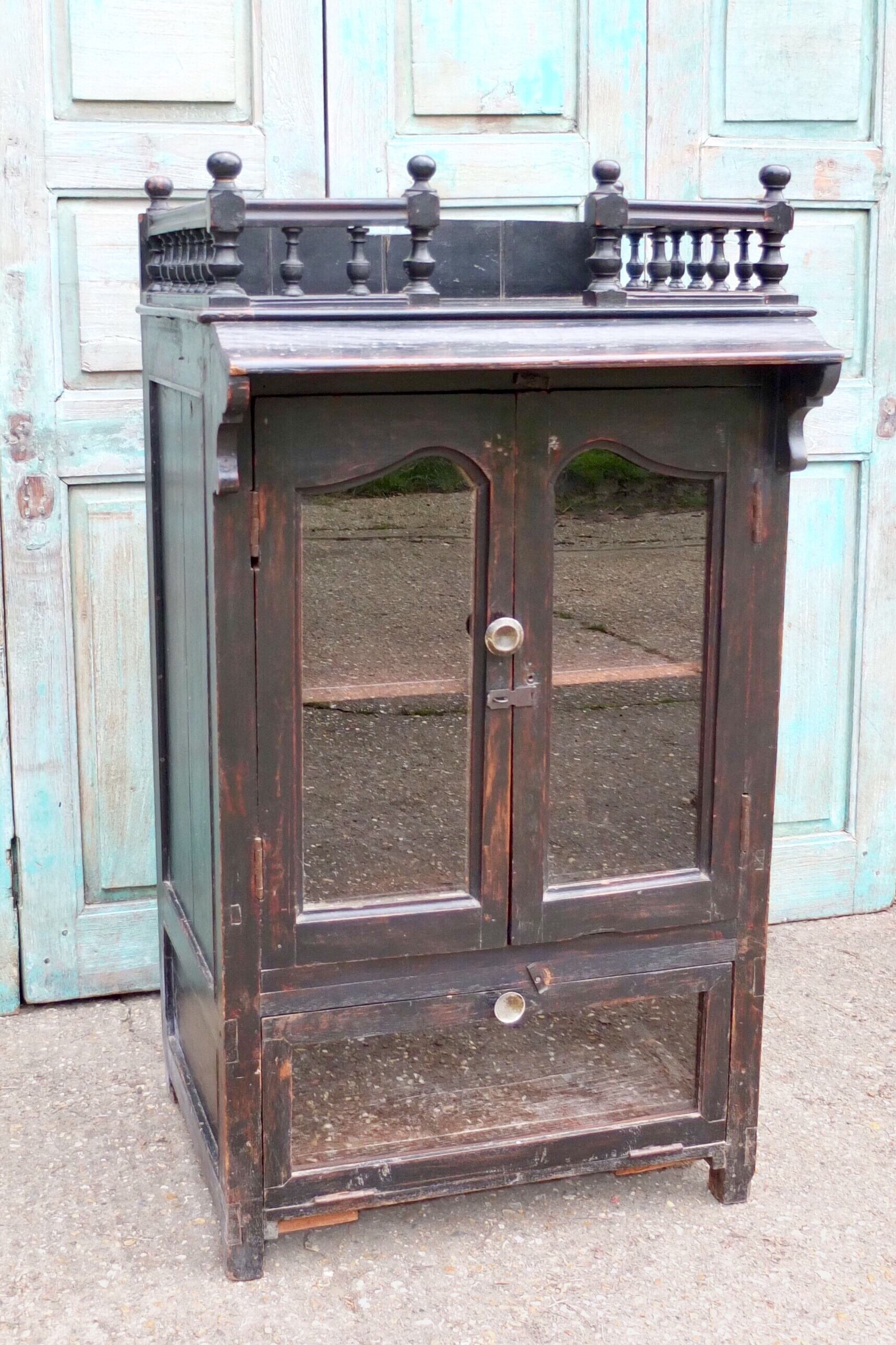 Antique Indian Wooden Cupboard