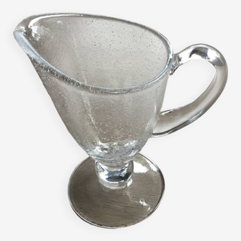 Carafe artisanale en verre soufflé