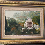 Peinture à l’huile « Le vieux Puy en Provence »