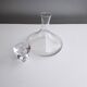 Glass decanter with stopper