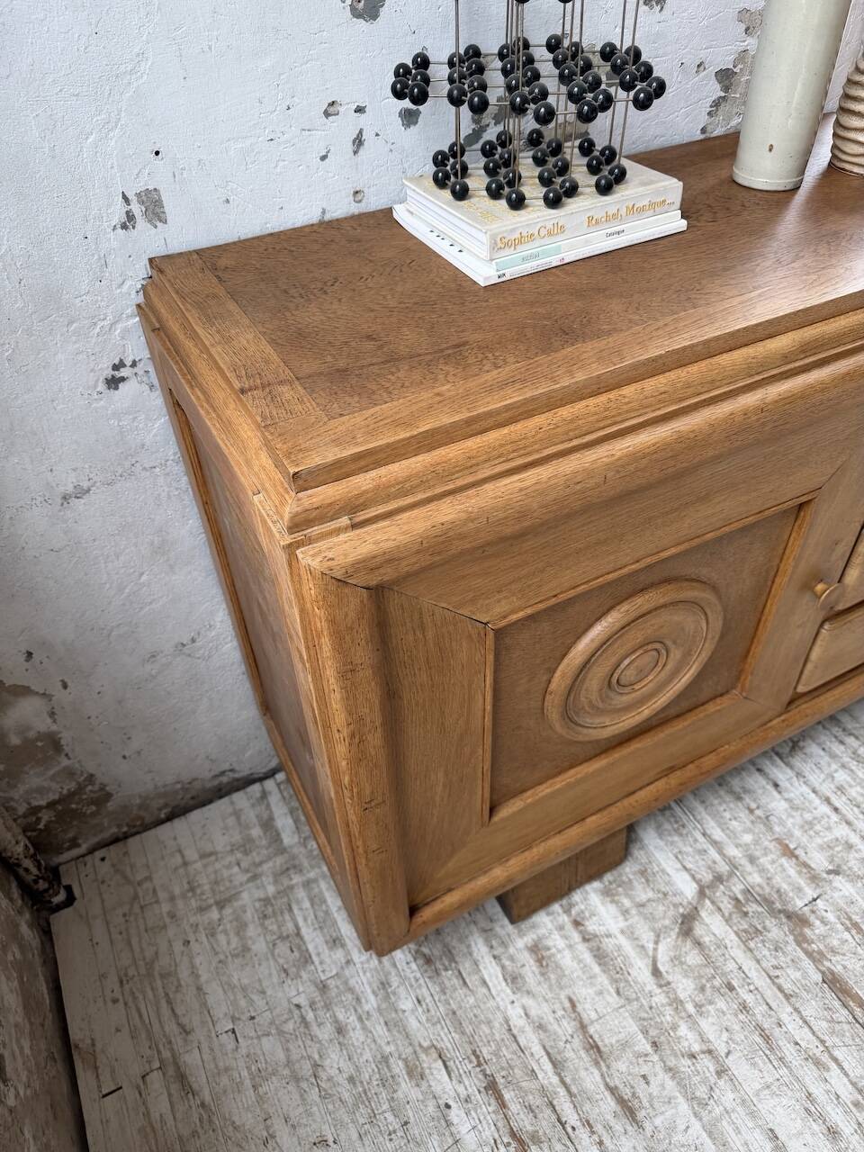 Enfilade storage unit oak Art Deco 1940 Dudouyt