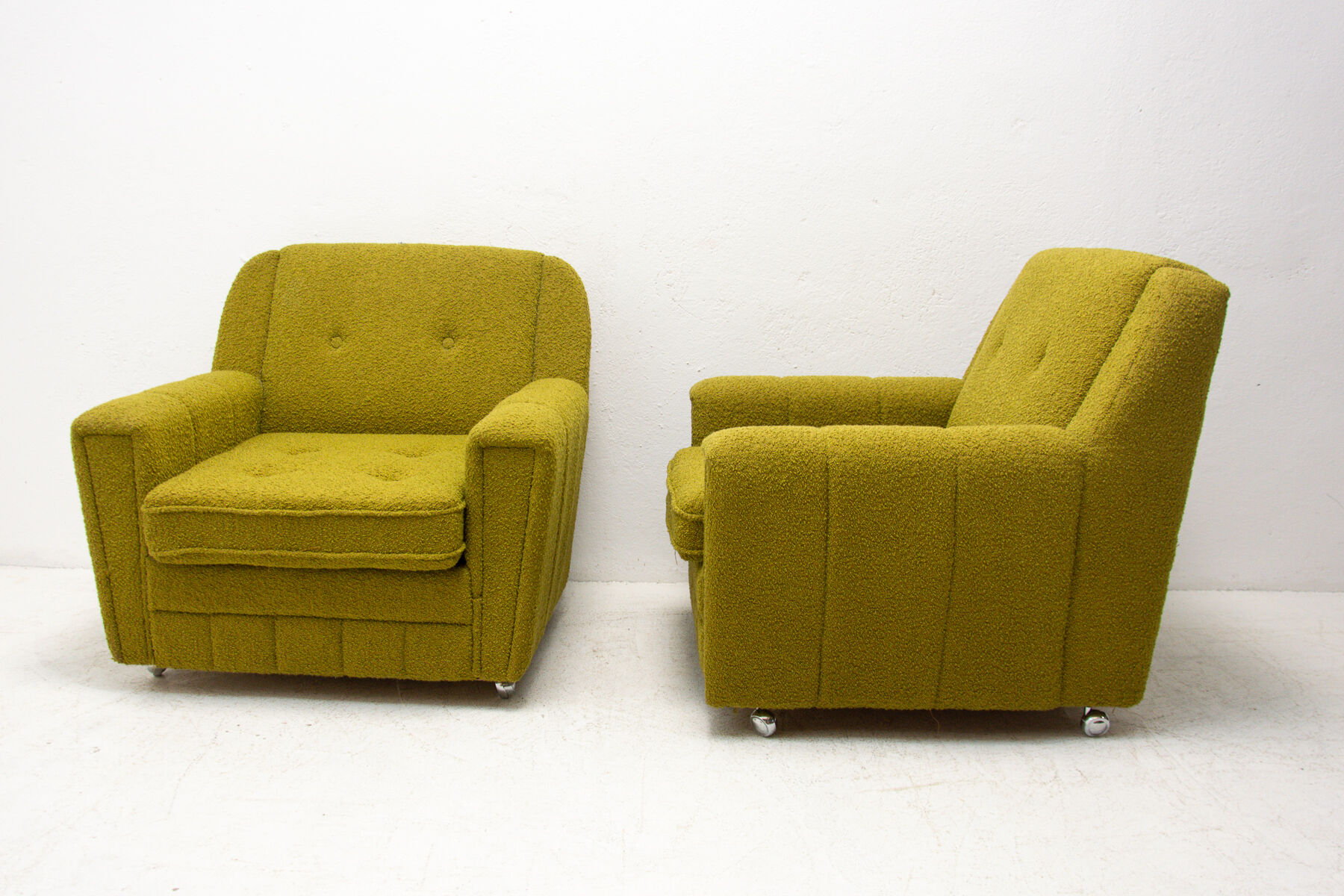 Eastern bloc vintage living room set, Czechoslovakia, 1970