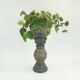 rare large jopeko PLANT STAND plant pot with base fat lava ceramic 1970s