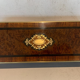 Blackened wooden glove box Napoleon III marquetry Boulle XIX century