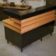 Modernist bar/counter in the style of Jean Prouvé, 1940s
