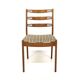 Set de 6 chaises scandinave en hêtre, Suède, 1960