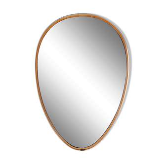 Retro mirror with gold 1960s