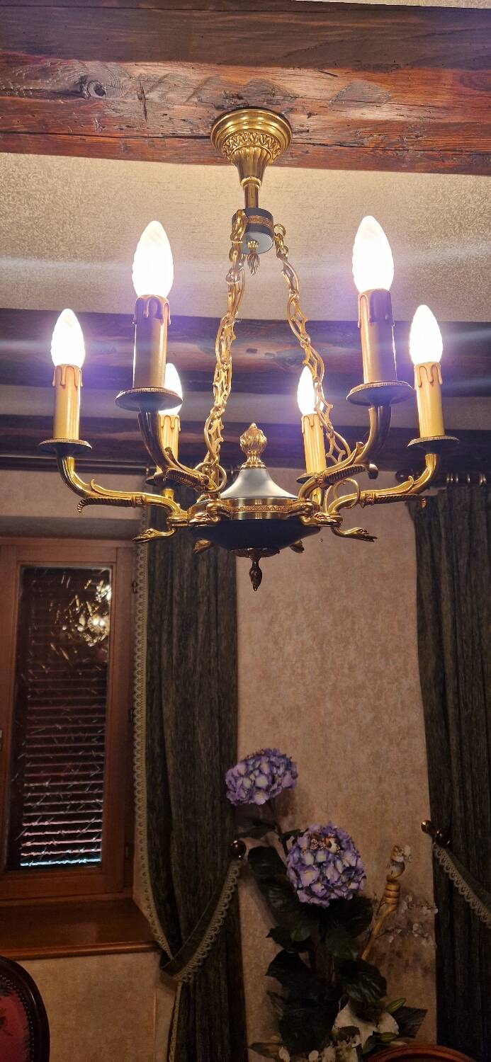 Lampe et lustre Lucien Gau