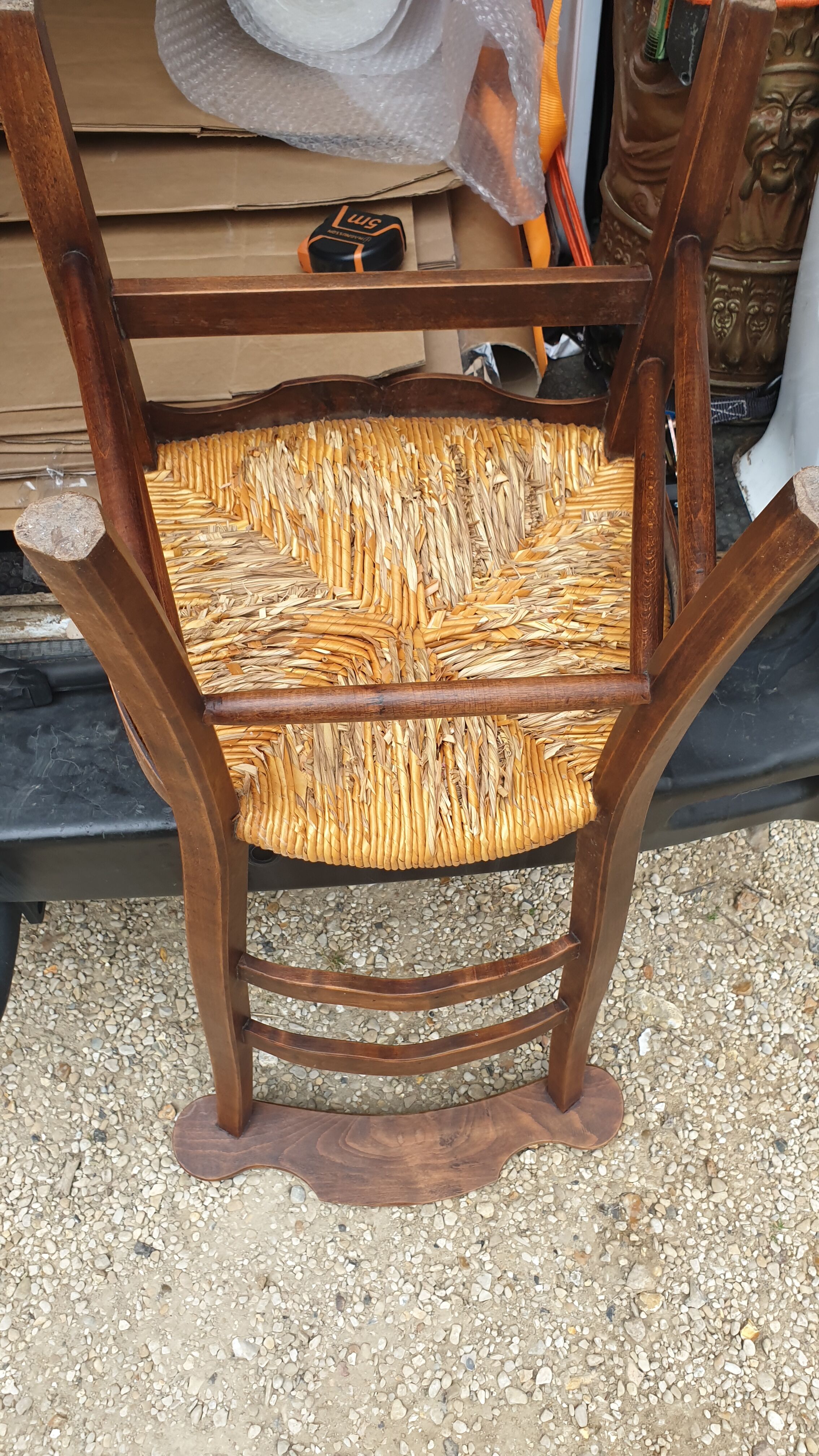 Prayer chair mulched