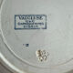 Flat plate Sarreguemines Digoin, Vaucluse Collection