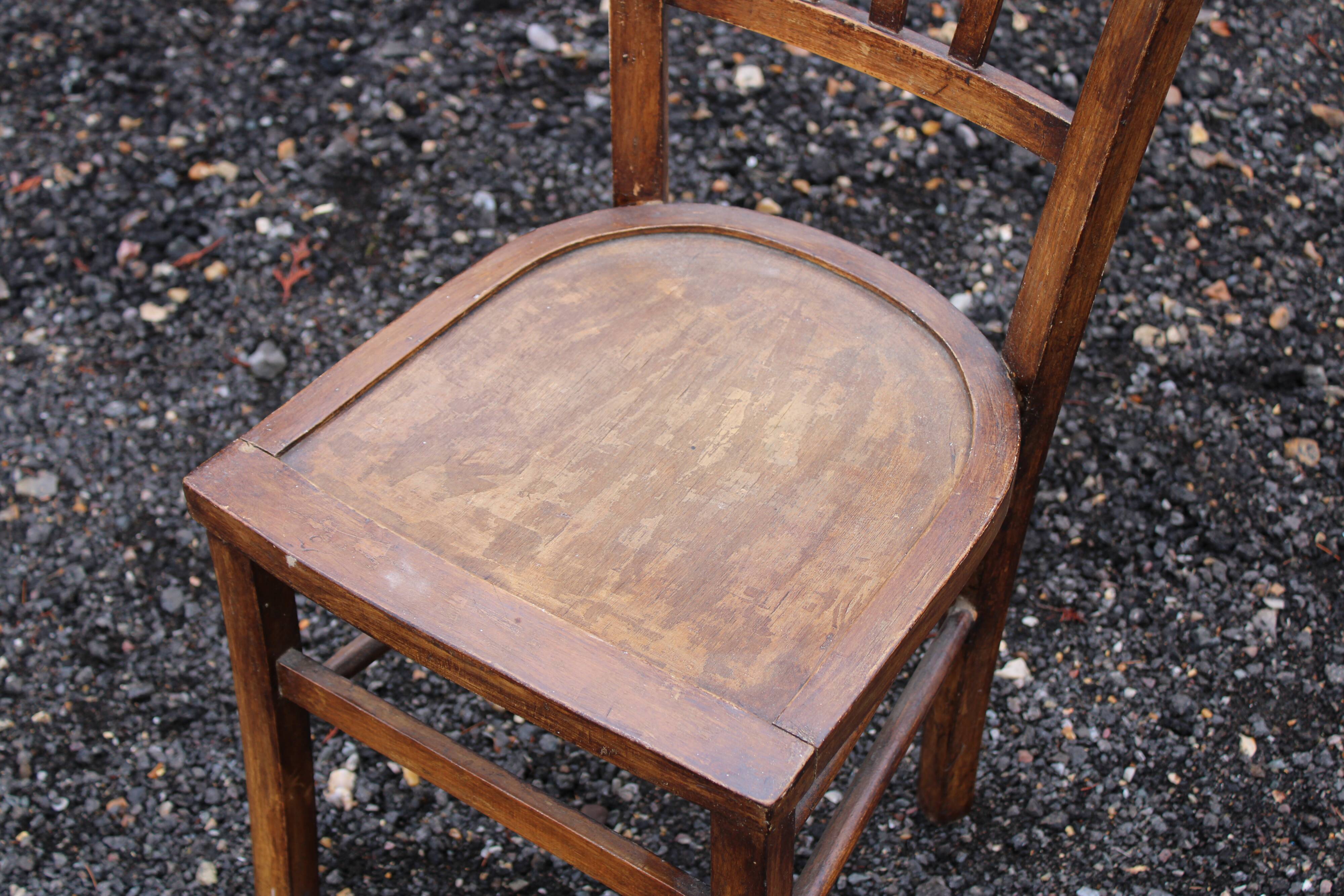 Wooden chair