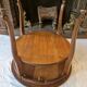 Round walnut gueridon with two tiers – Louis XV style – Perfect condition