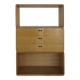 Italian Samara Series Modular Bookcase in Ash by Derk Jan De Vries for Maisa, 1970s