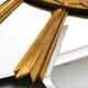 Large gilded Italian XXL Regency Sunburst Wall Mirror | diameter 93 cm