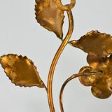 Wall lamp, golden flowers