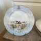 Antique 6x Sèvres Porcelain Plates Lahore & Basket 19th Century Hunting
