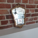 Golden mirror 29x37cm