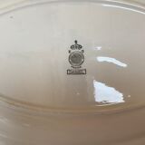 Plat ovale faïence luneville modèle Daniel