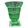 Vase vert art déco ( urane/ouraline)