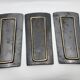 Enamel Triptych Flora & Fauna Vintage 1950