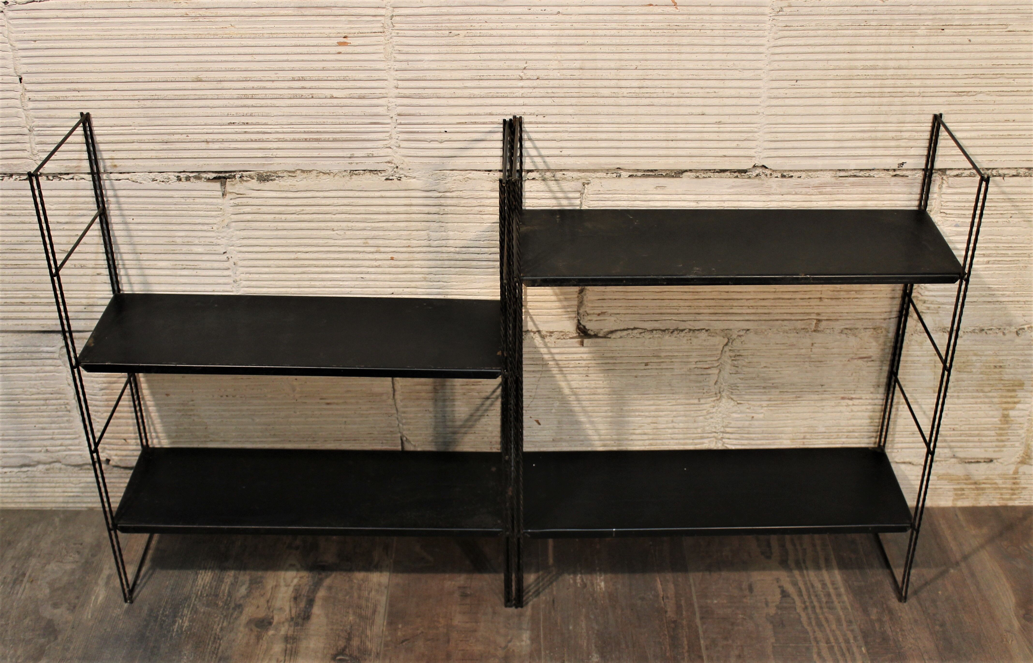 Shelves wall string 60s