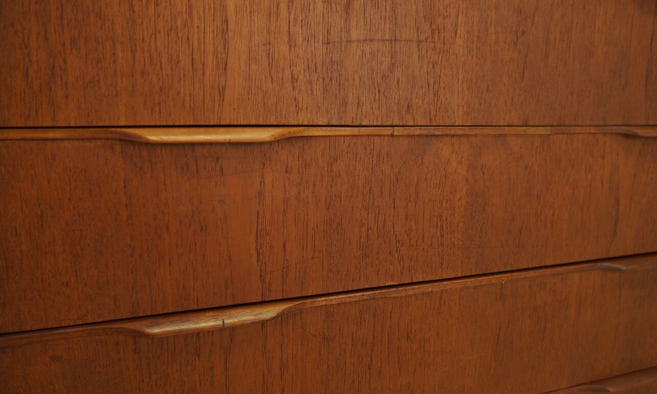 Danish design chest of drawers retro teak vintage
